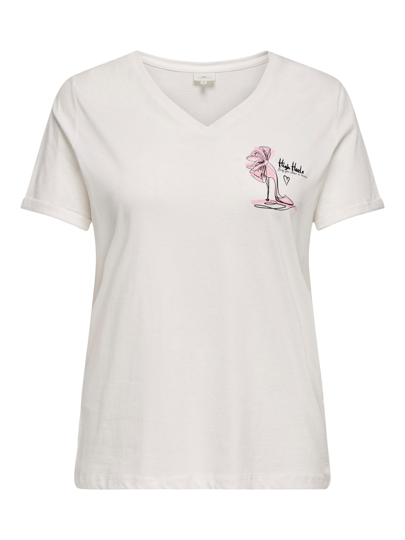 CARBEA SS V-NECK TEE JRS Cloud dancer