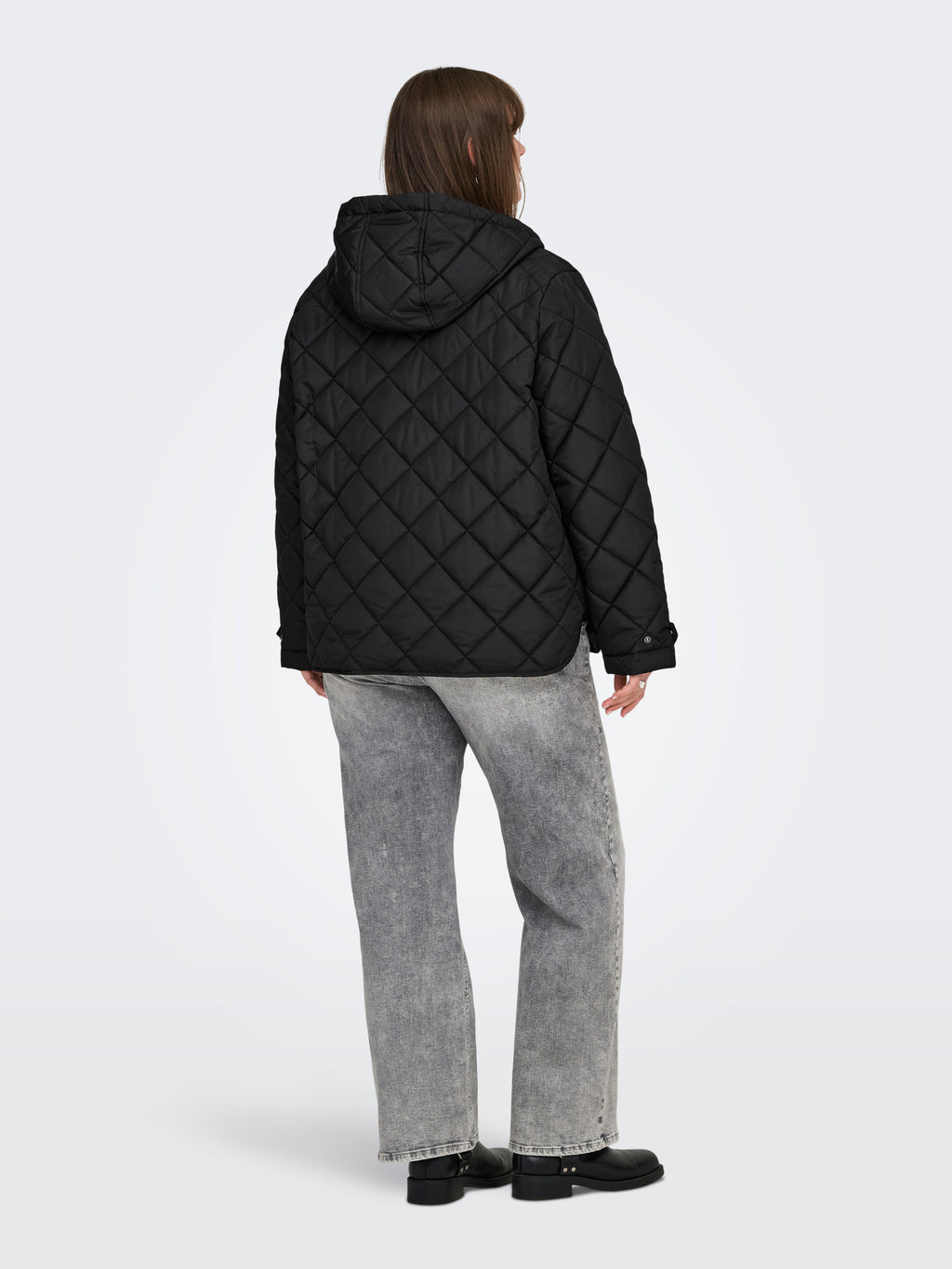 CARJULIET QUILTED HOOD JACKET OTW Black