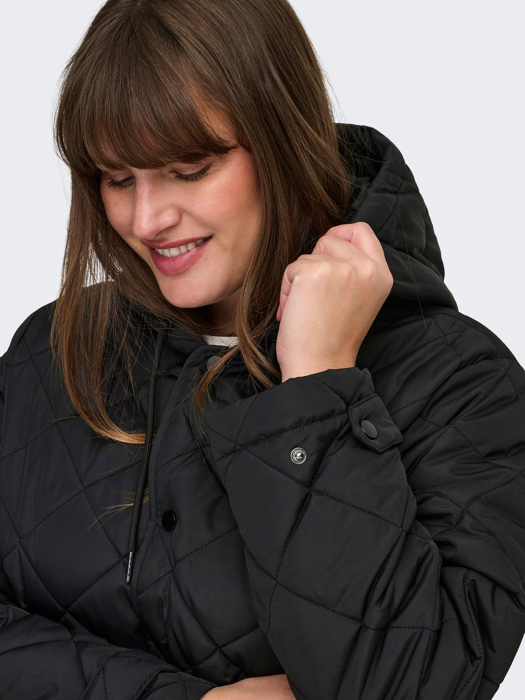 CARJULIET QUILTED HOOD JACKET OTW Black