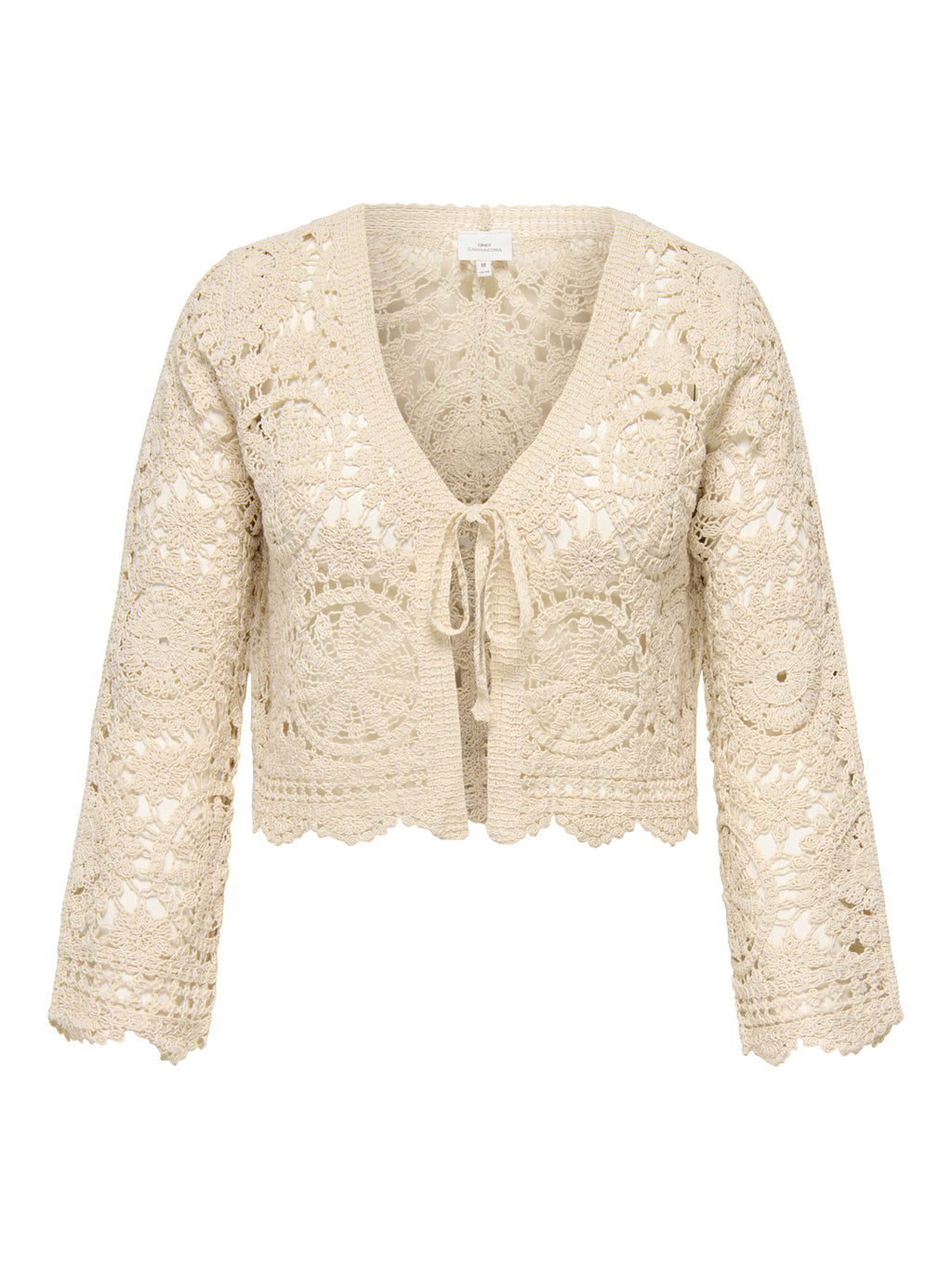 CARWATERLY LS CROCHE TIE CARDIGAN