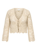 CARWATERLY LS CROCHE TIE CARDIGAN