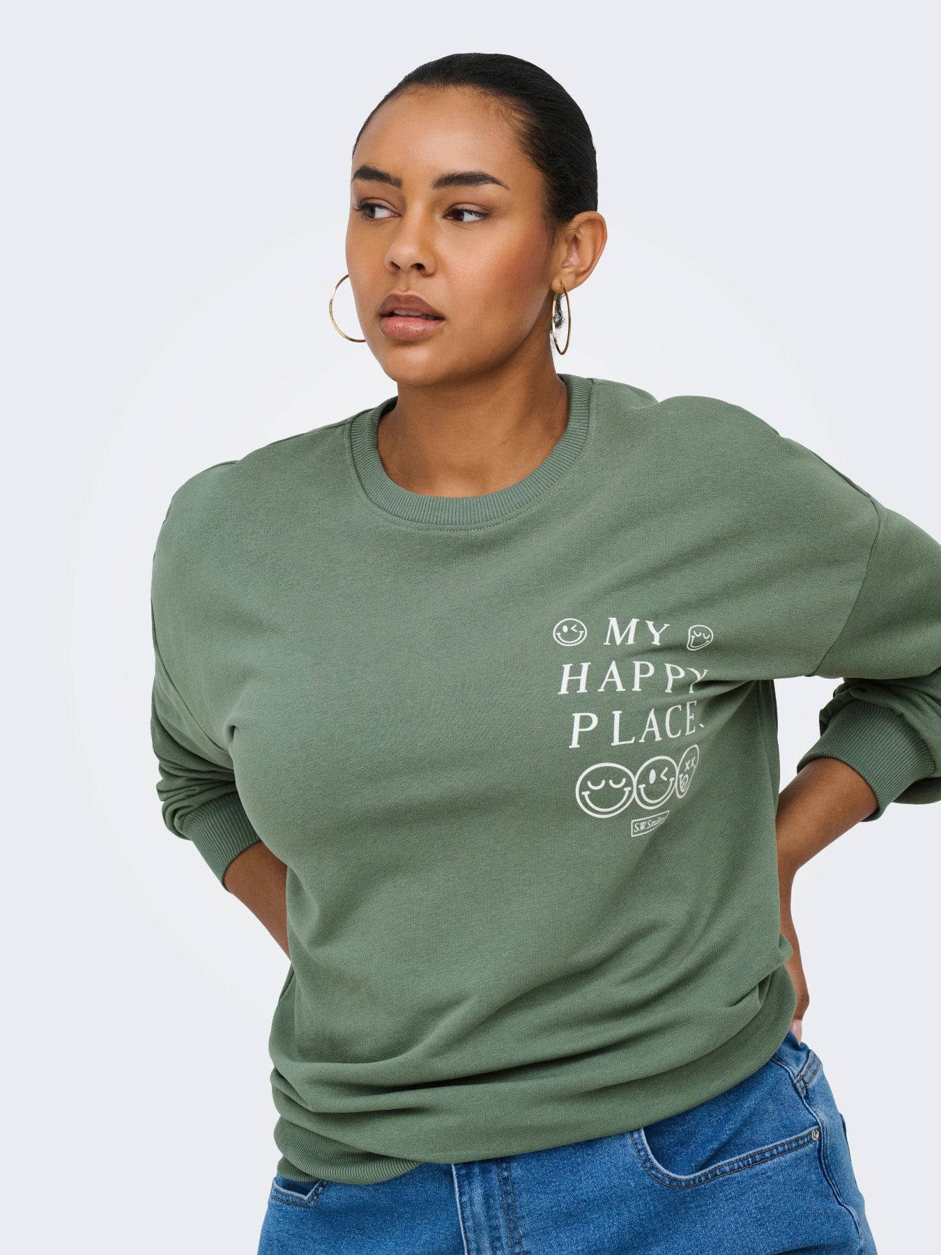 CARSMILE O-NECK SWT LCS JRS