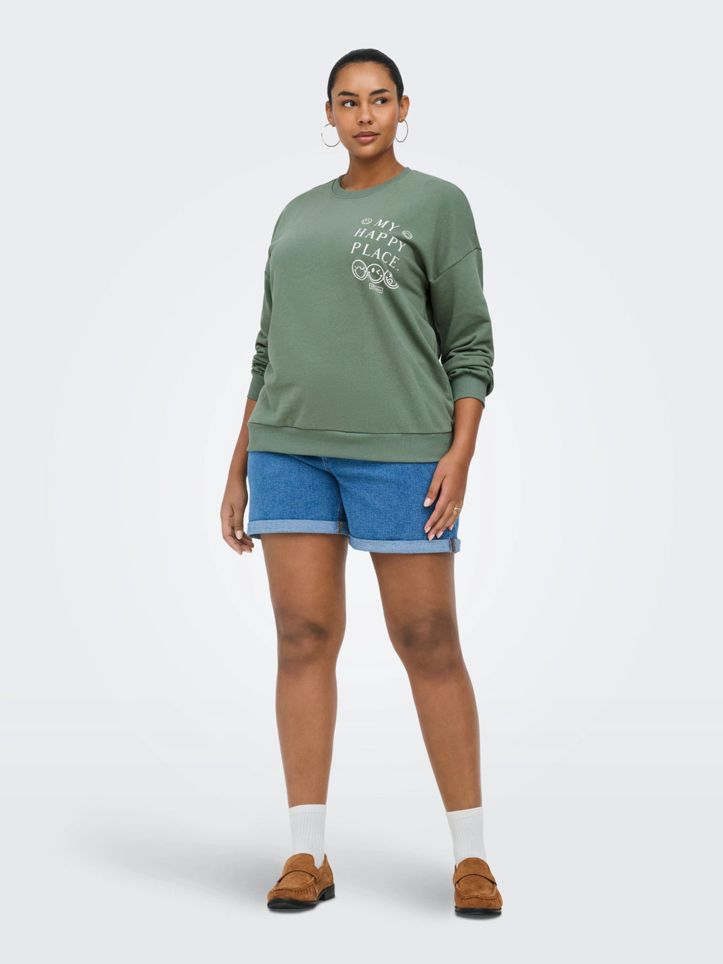 CARSMILE O-NECK SWT LCS JRS