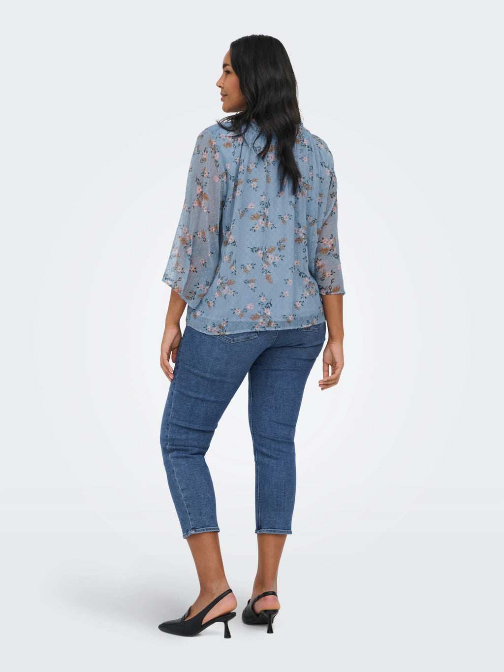 CARSIGRID L/S V-NECK TOP AOP