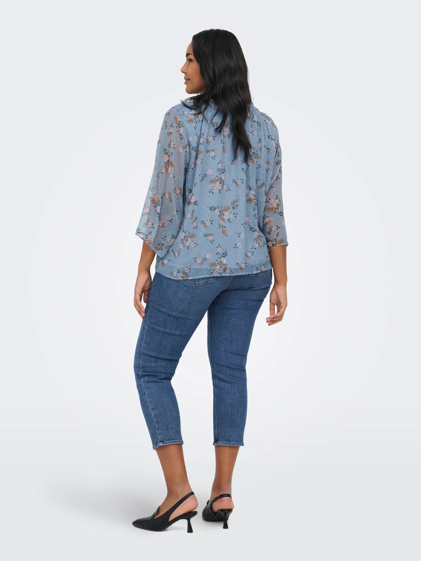 CARSIGRID L/S V-NECK TOP AOP