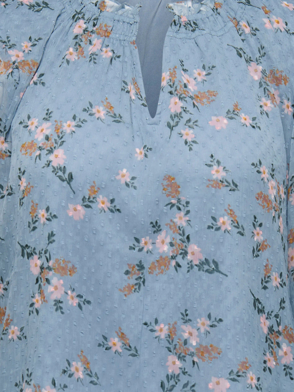 CARSIGRID L/S V-NECK TOP AOP