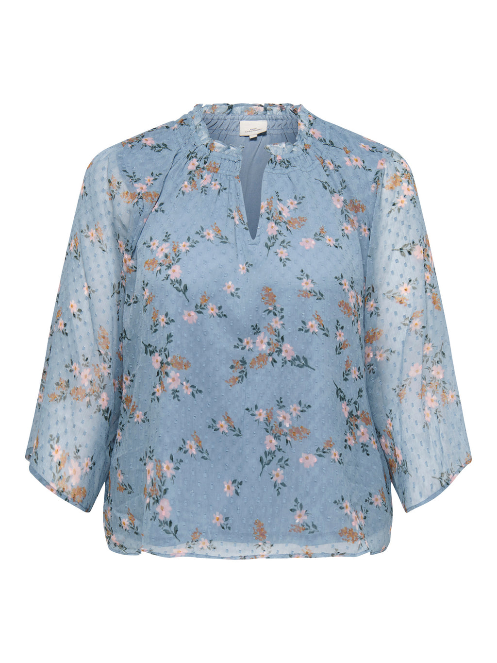 CARSIGRID L/S V-NECK TOP AOP