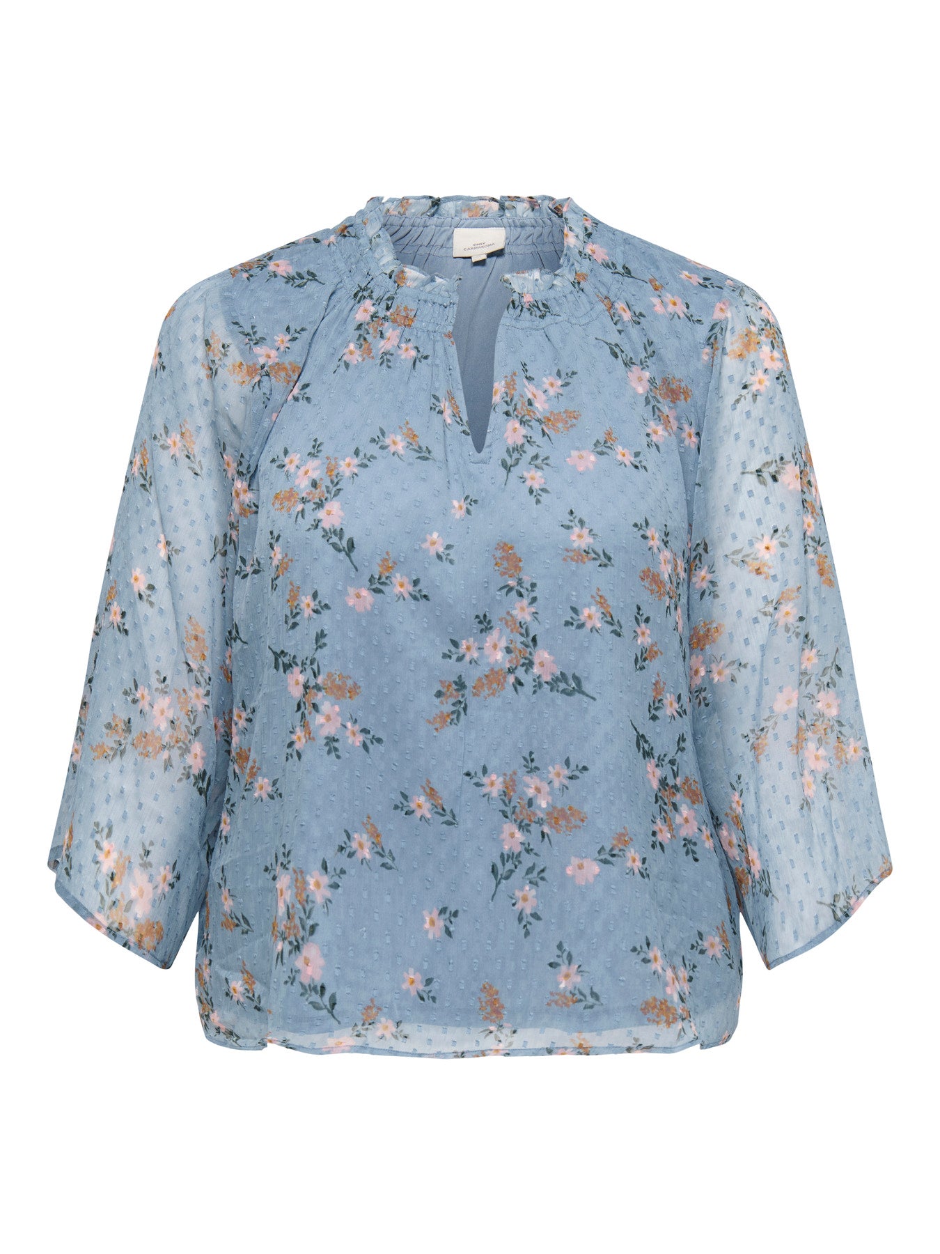 CARSIGRID L/S V-NECK TOP AOP