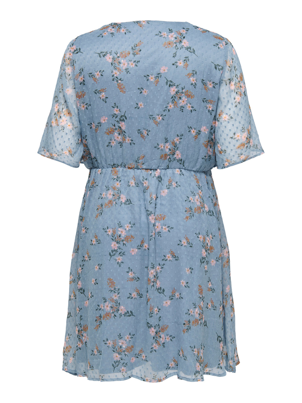 CARSIGRID 2/4 V-NECK KNEE DRESS AOP