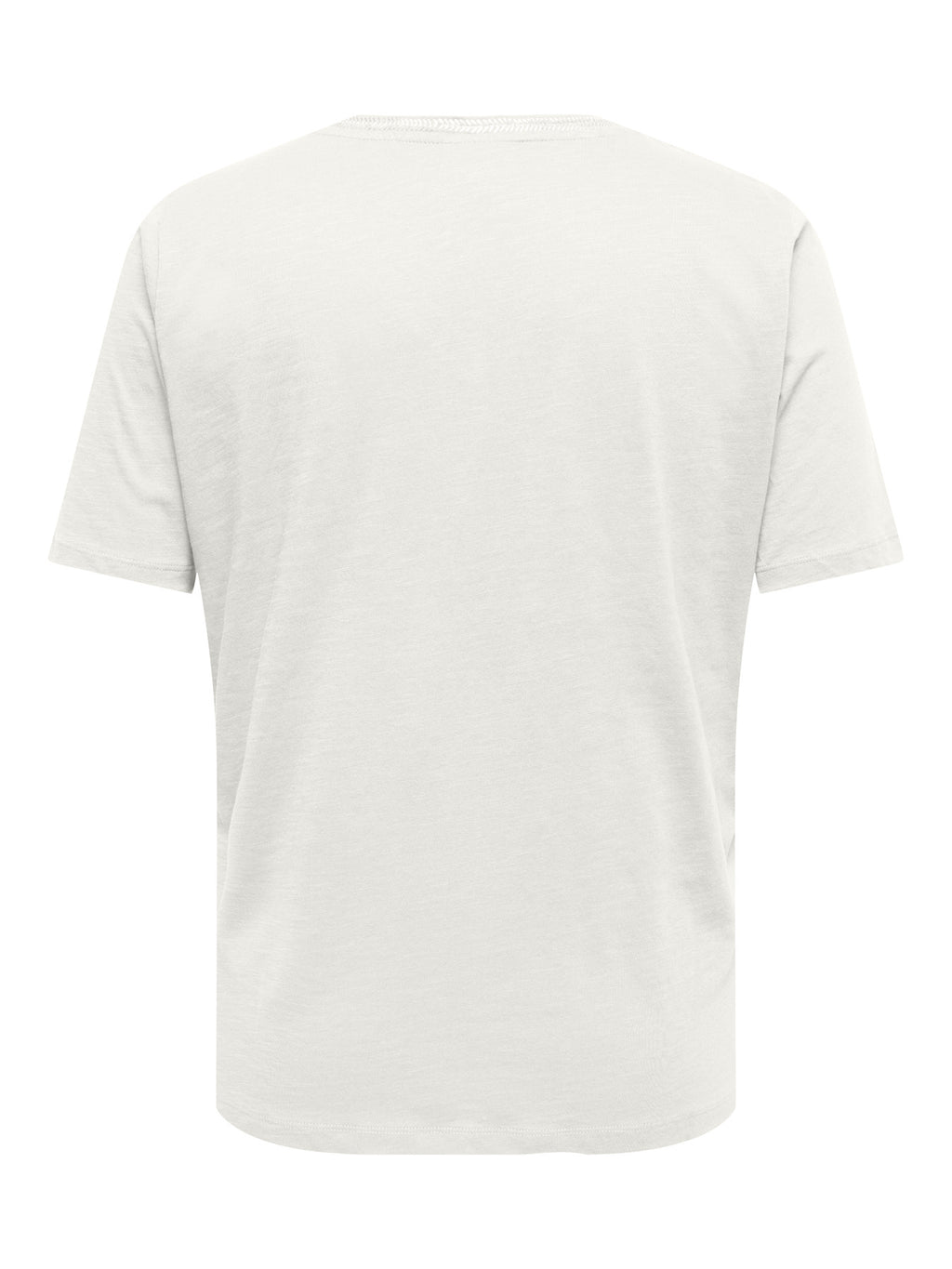 CARTOBI S/S V-NECK REG TEE JRS Cloud Dancer