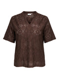 CARHELLEN S/S V-NECK BLOUSE JRS Shopping Bag