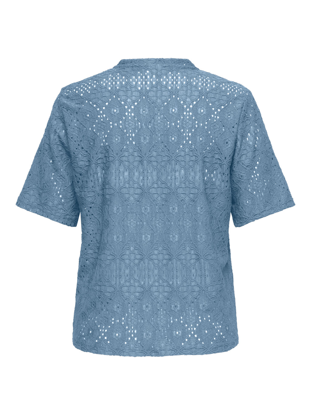 CARHELLEN S/S V-NECK BLOUSE JRS Faded Denim