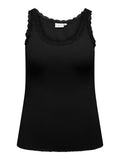 CARSARA SHARAI LACE TANK TOP JRS NOOS