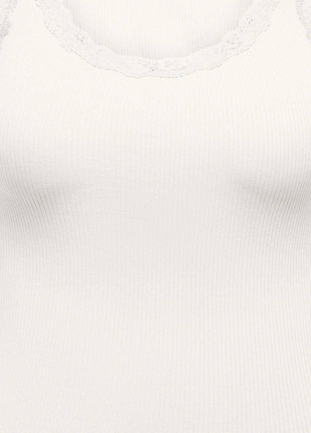 CARSARA SHARAI LACE TANK TOP JRS NOOS
