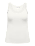 CARSARA SHARAI LACE TANK TOP JRS NOOS