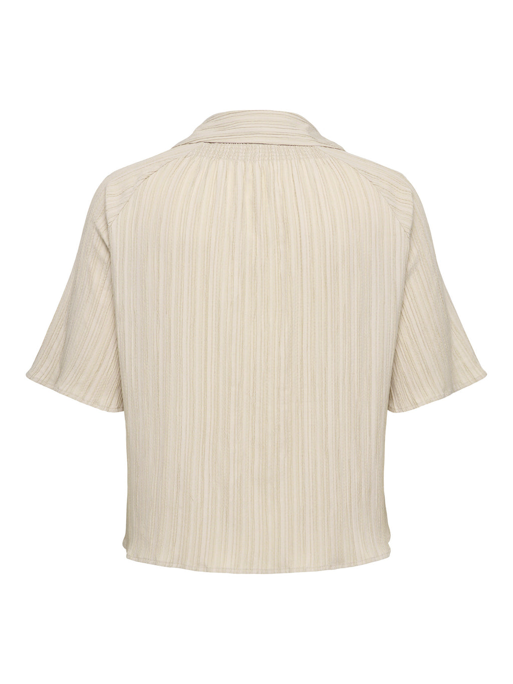 CARMUNICH S/S CRINKLE SHIRT PNT Silver Lining