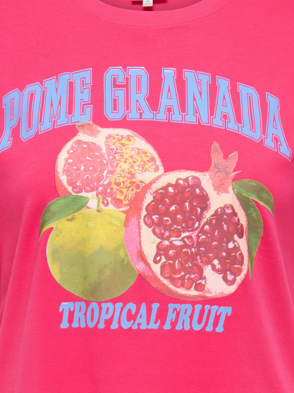 CARJENNY SS PRINT JEANS TEE JRS Raspberry Granada