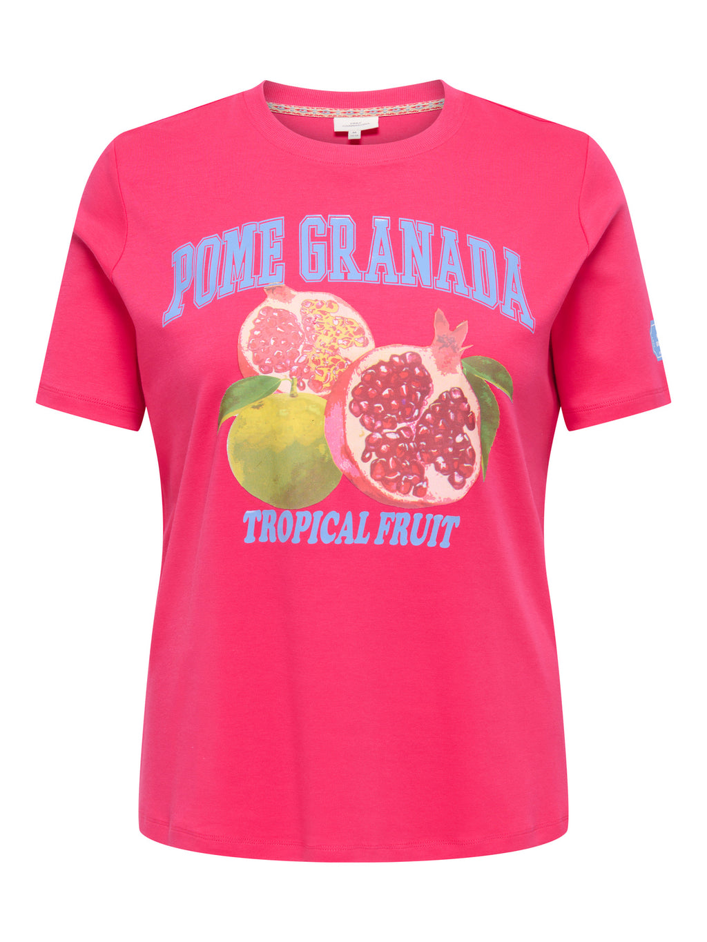 CARJENNY SS PRINT JEANS TEE JRS Raspberry Granada