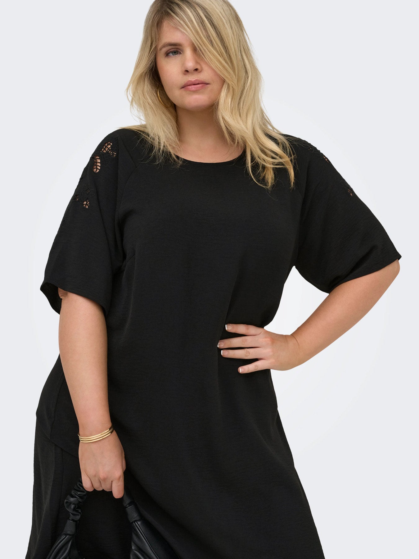CAREVALOU METTA 2/4 KNEE DRESS WVN