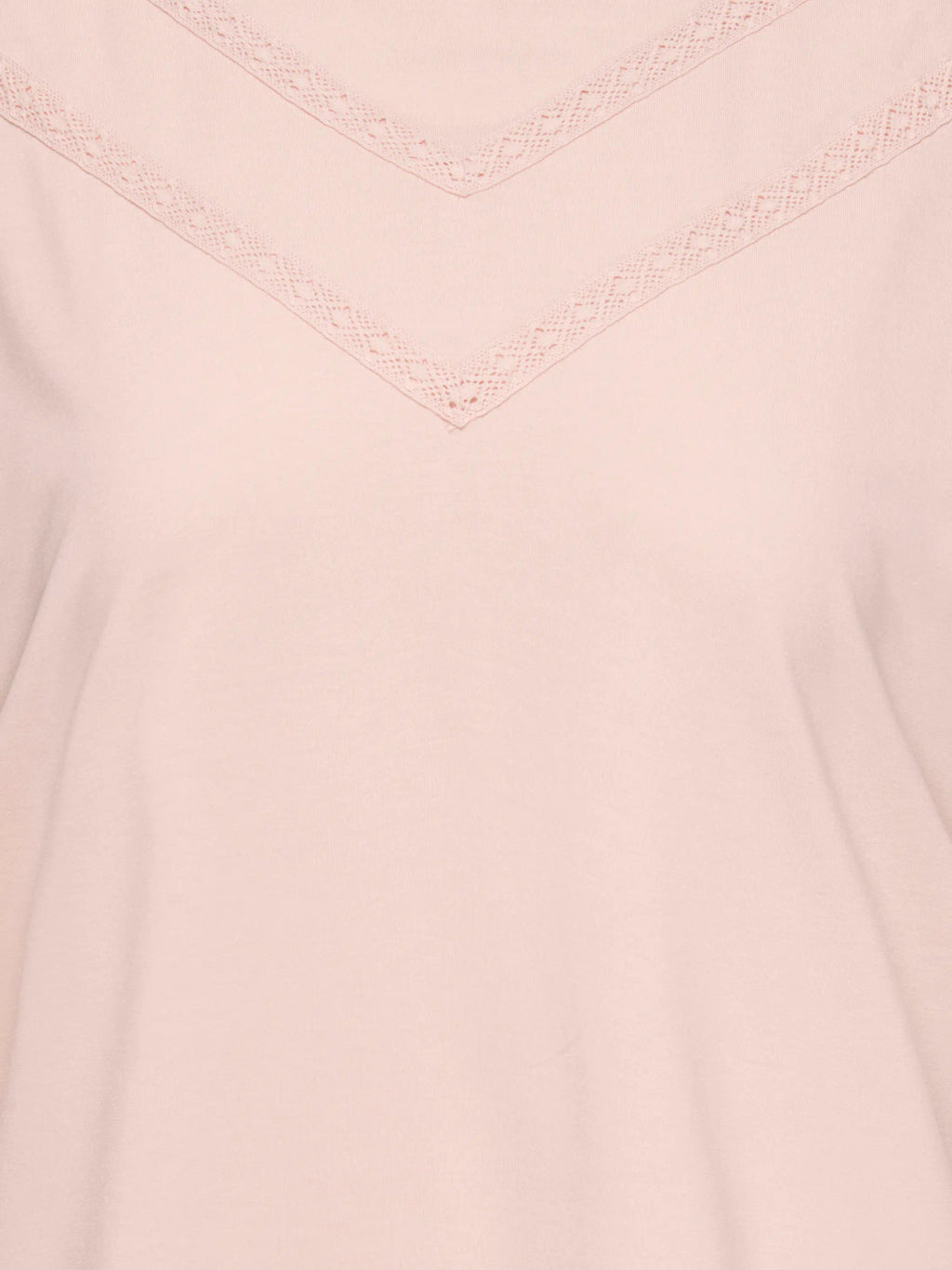 CARCORAL CAPSLEEVE O-NECK TEE JRS Sepia Rose
