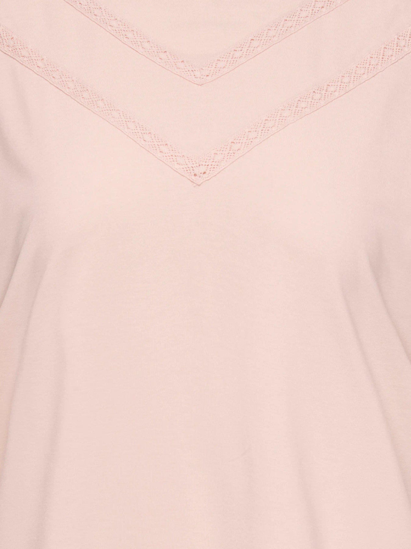 CARCORAL CAPSLEEVE O-NECK TEE JRS Sepia Rose