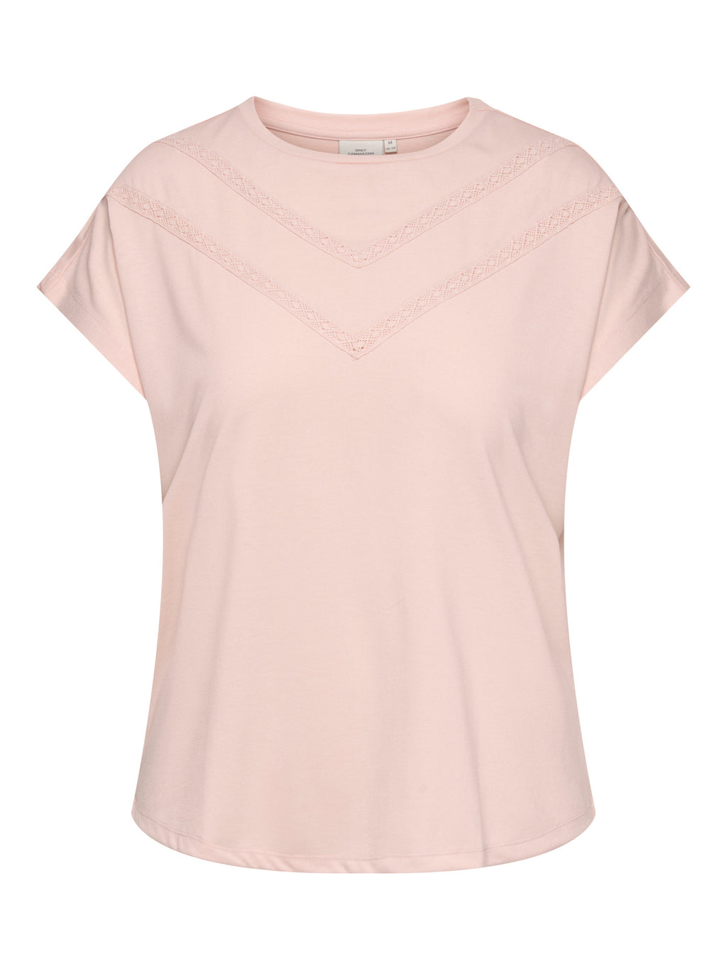 CARCORAL CAPSLEEVE O-NECK TEE JRS Sepia Rose