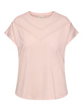 CARCORAL CAPSLEEVE O-NECK TEE JRS Sepia Rose