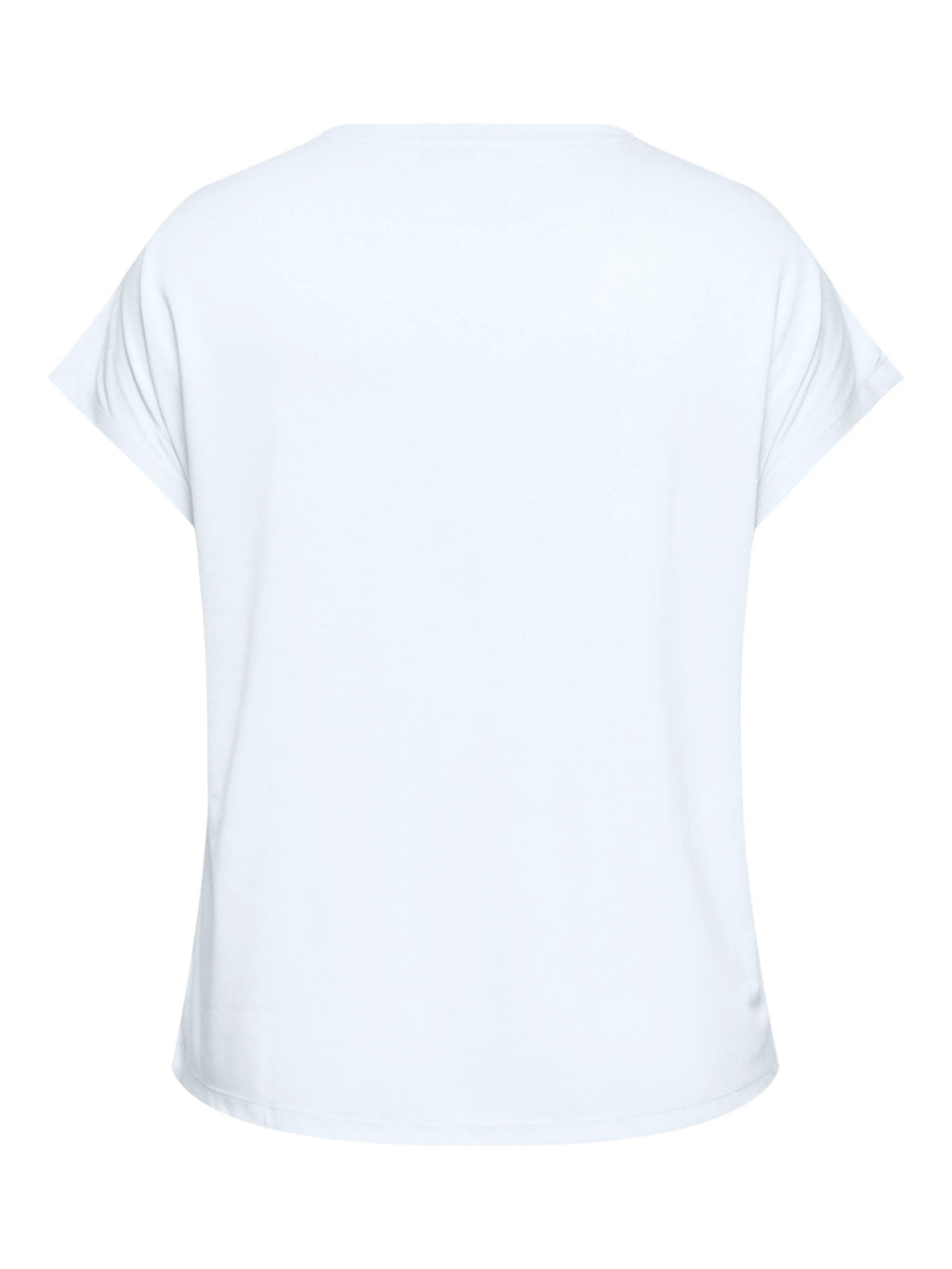 CARCORAL CAPSLEEVE O-NECK TEE JRS Bright white