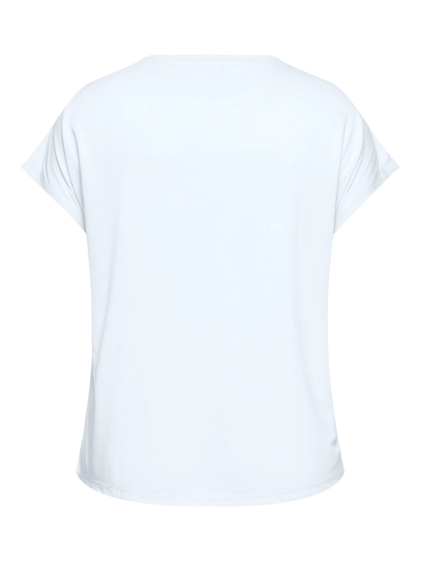 CARCORAL CAPSLEEVE O-NECK TEE JRS Bright white