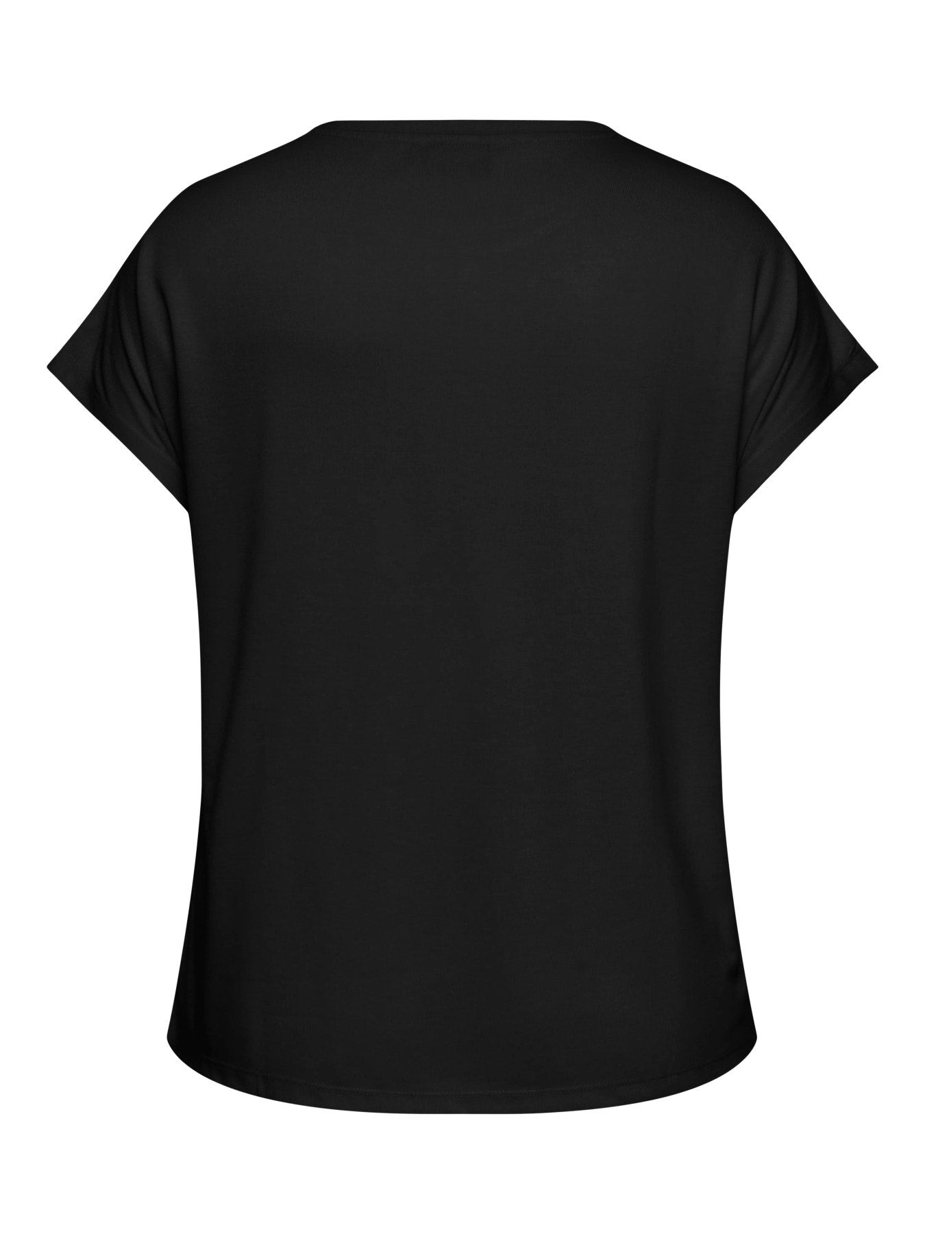 CARCORAL CAPSLEEVE O-NECK TEE JRS Black