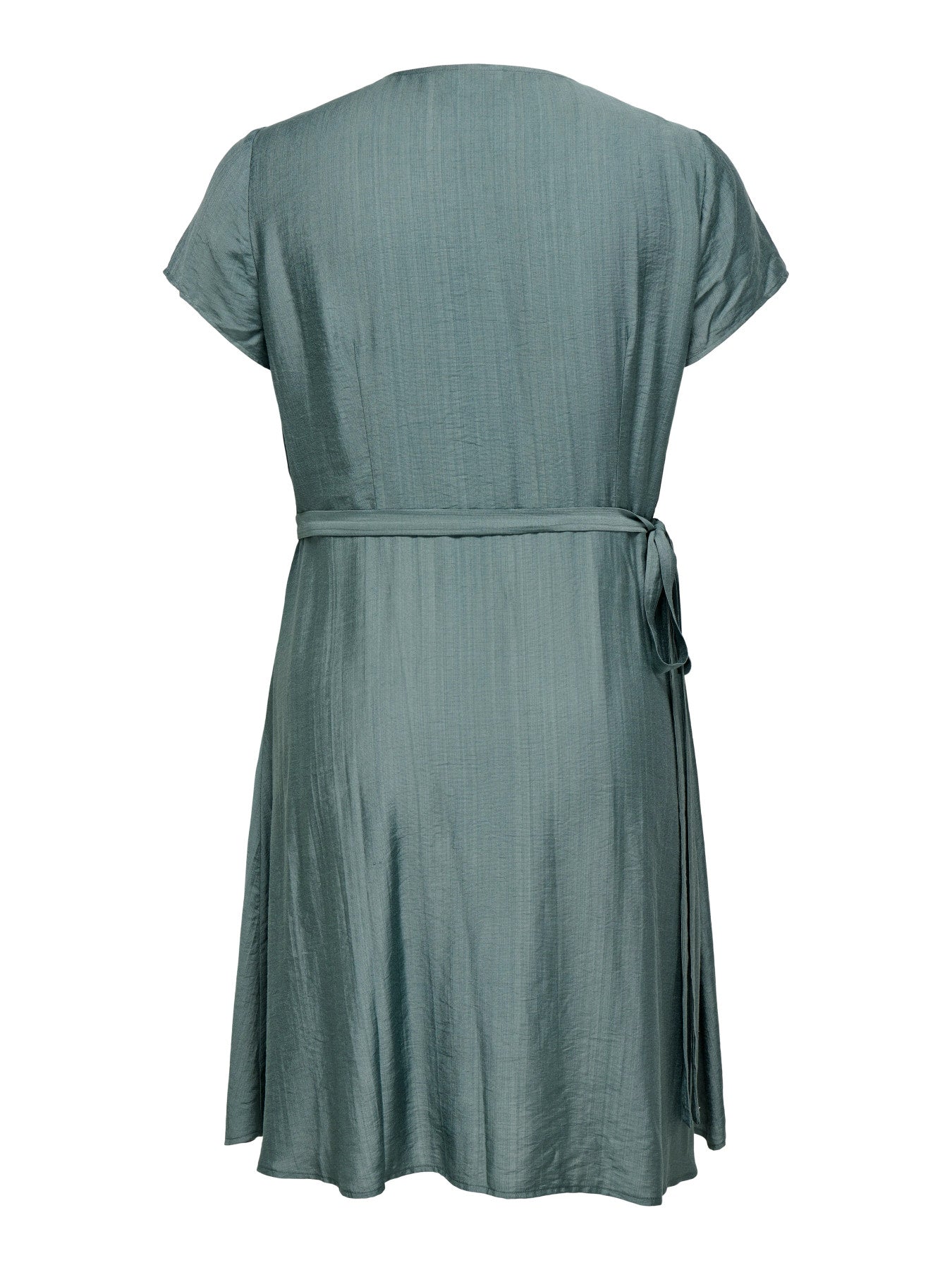 CARJOANNA S/S WRAP KNEE DRESS WVN