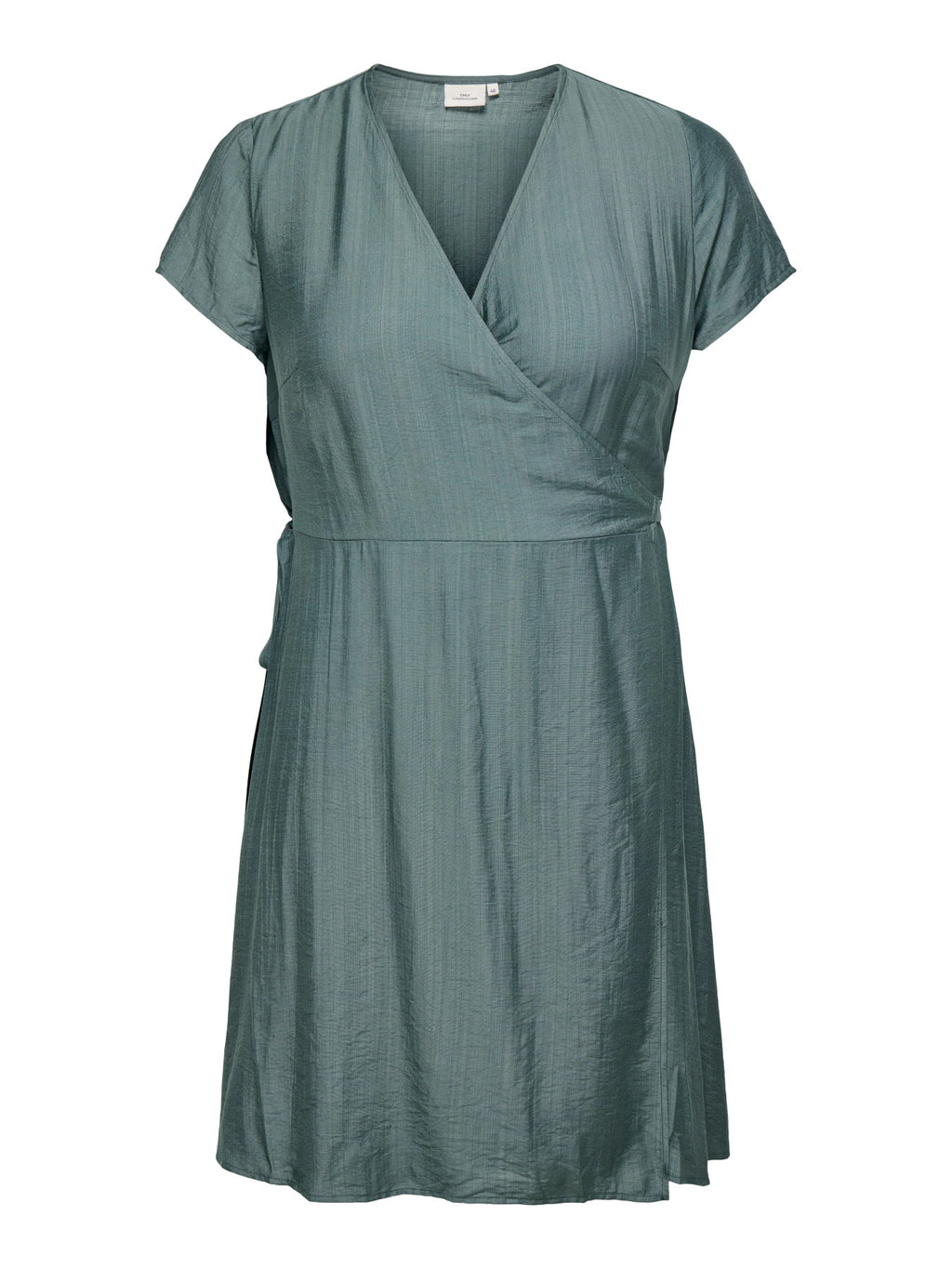 CARJOANNA S/S WRAP KNEE DRESS WVN