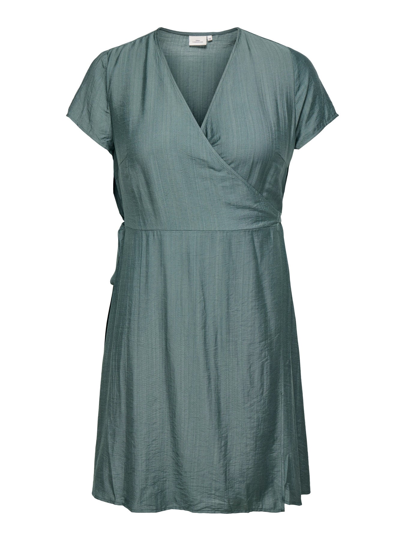 CARJOANNA S/S WRAP KNEE DRESS WVN