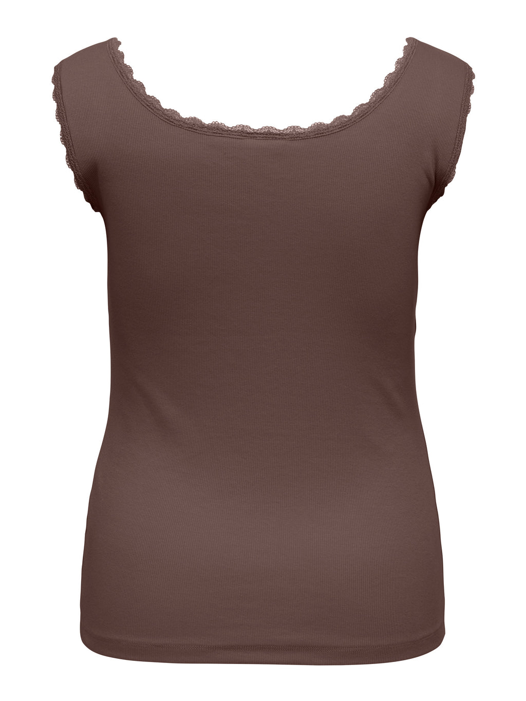 CARFENJA LACE TANK TOP JRS Chocolate Martini