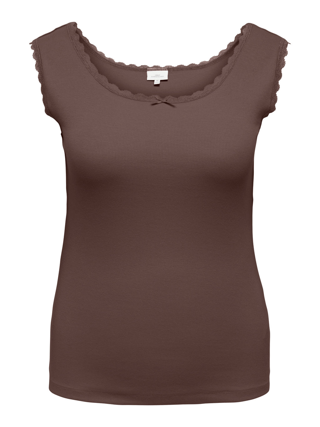 CARFENJA LACE TANK TOP JRS Chocolate Martini