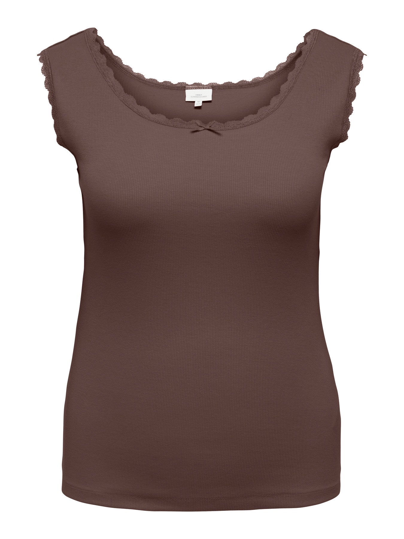 CARFENJA LACE TANK TOP JRS Chocolate Martini
