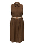 CARCARGI S/L CALF BELT DRESS WVN