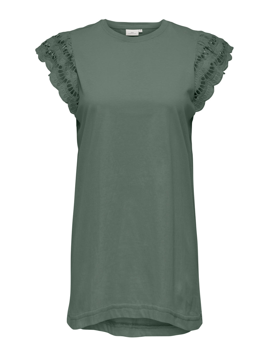 CARMACY S/S O-NECK MIX ABK DRESS JRS Laurel Wreath