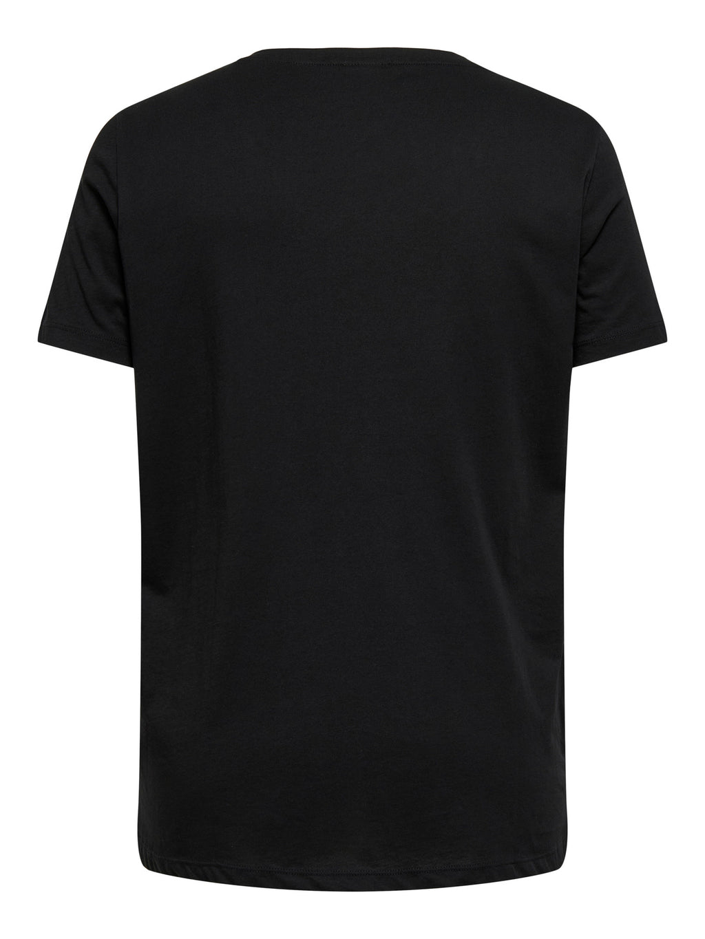 CARMAEBELL S/S V-NECK REG TEE JRS Black Kind Heart