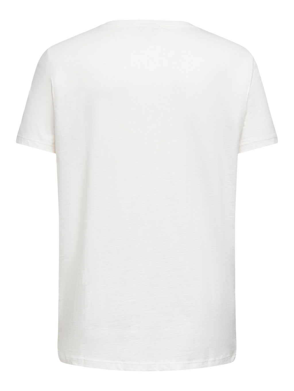 CARMAEBELL S/S V-NECK REG TEE JRS Cloud Dancer New Love