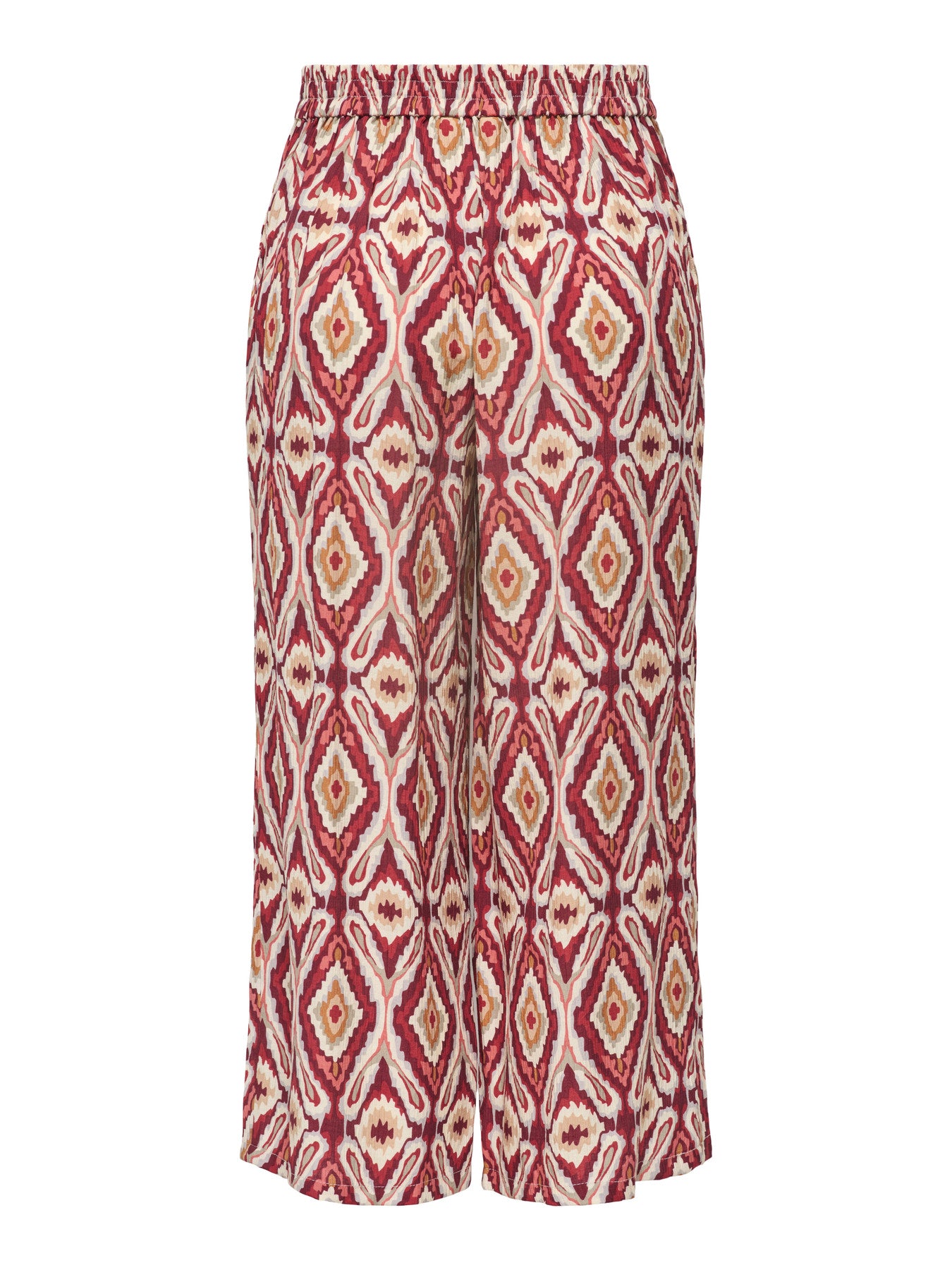 CARMIKASI CULOTTE BELT PANTS AOP