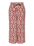 CARMIKASI CULOTTE BELT PANTS AOP